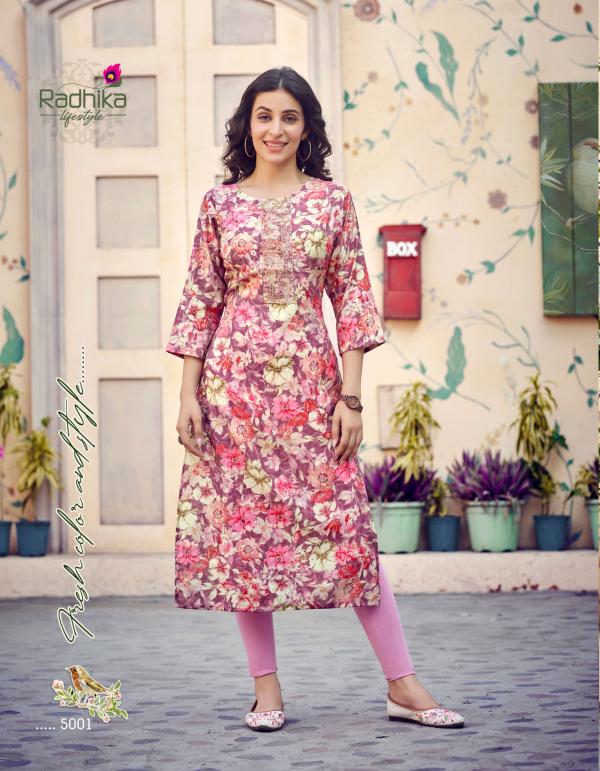 Radhika Charming Vol 5 Modal Chanderi Kurti Collection